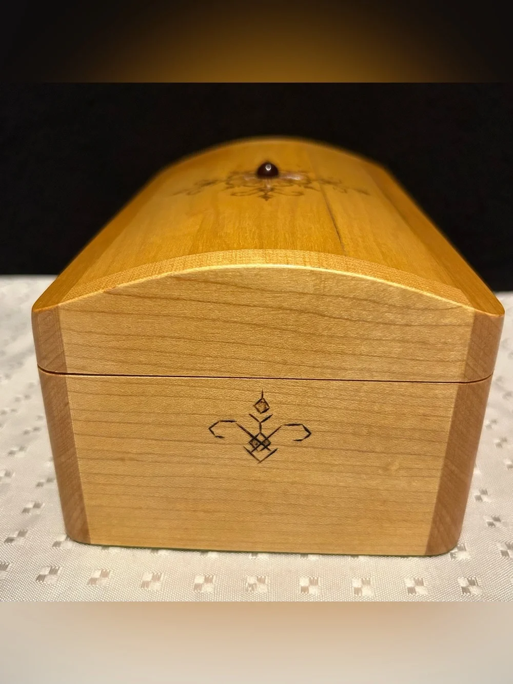 Handmade Jewelry Box Medium Pocket Watch Holder Stunning Workmanship
